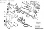 Bosch 0 603 933 842 PBM 9,6 VES-2 Hw Accu Drilling Machine 9.6 V / GB Spare Parts PBM9,6VES-2